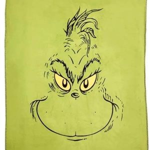 The grinch Sherpa blanket